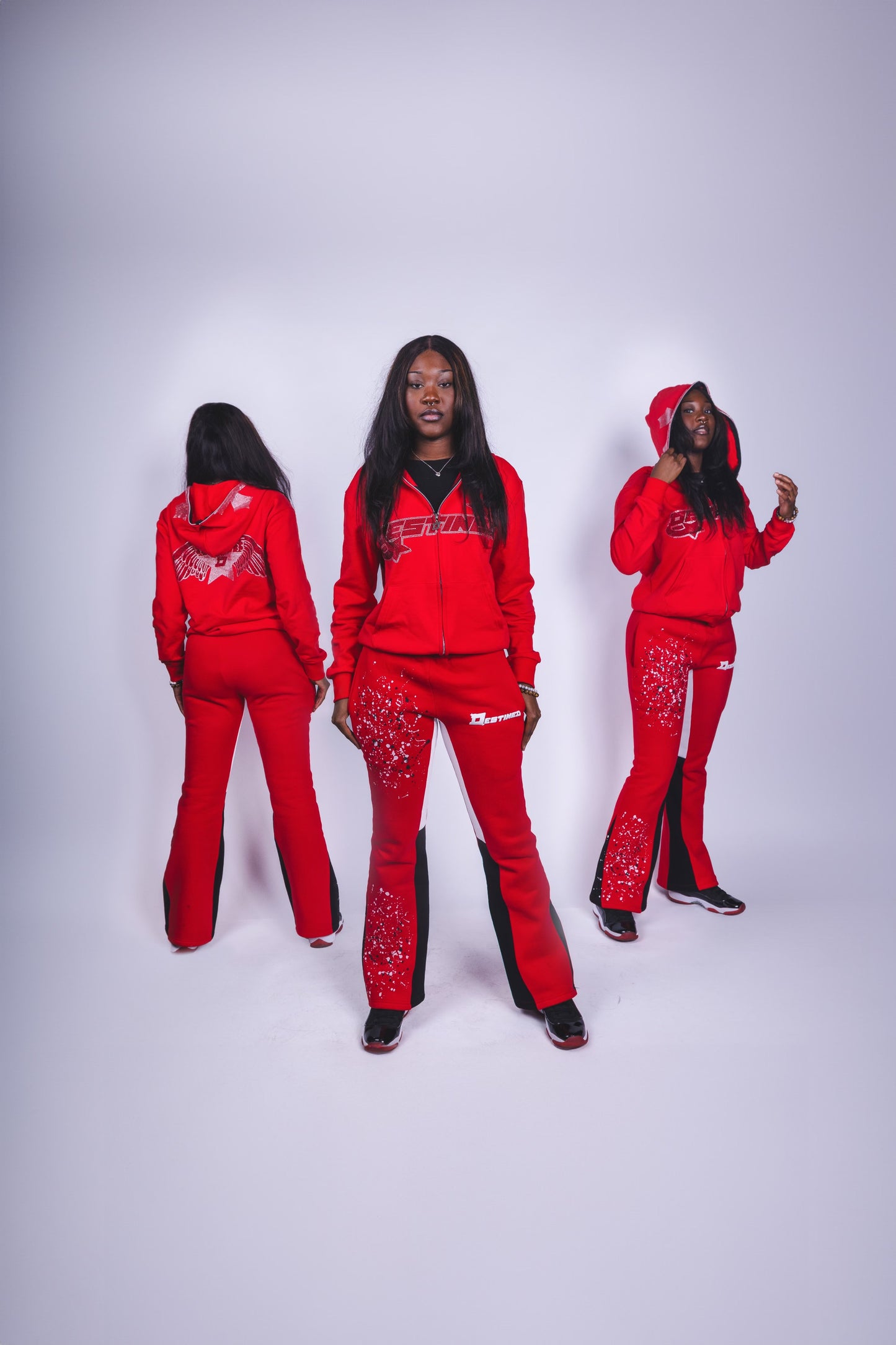 Rhinestone FullZip (Red)